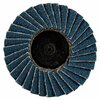 Forney Quick Change Flap Disc, 80 Grit, 2 in 71979